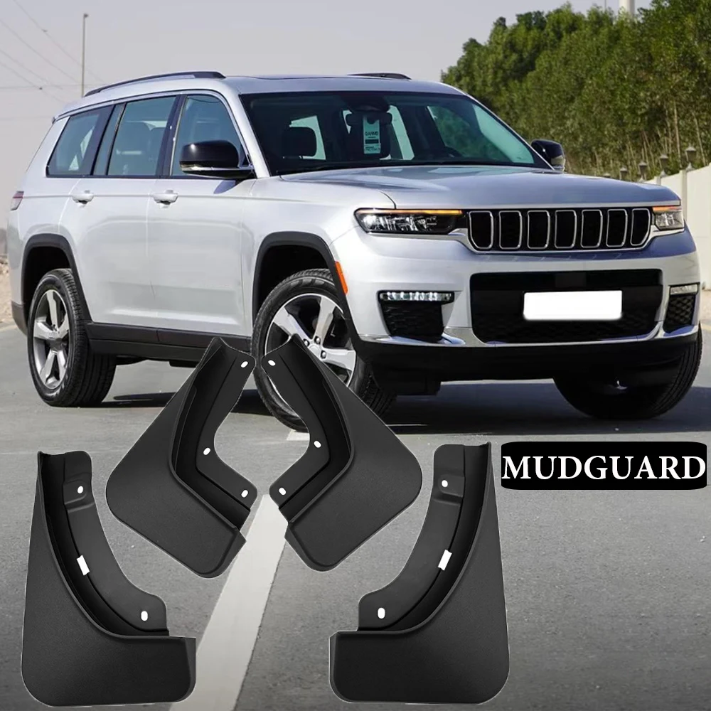 

Car-styling For jeep Grand cherokee 2022-Front Rear Wheel Splash Mud Guards Mudflaps Protect Mudguards Fender Accessories