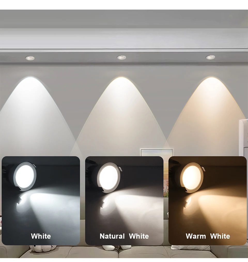 Aluminum LED Spotlight Recessed Downlight Image 4