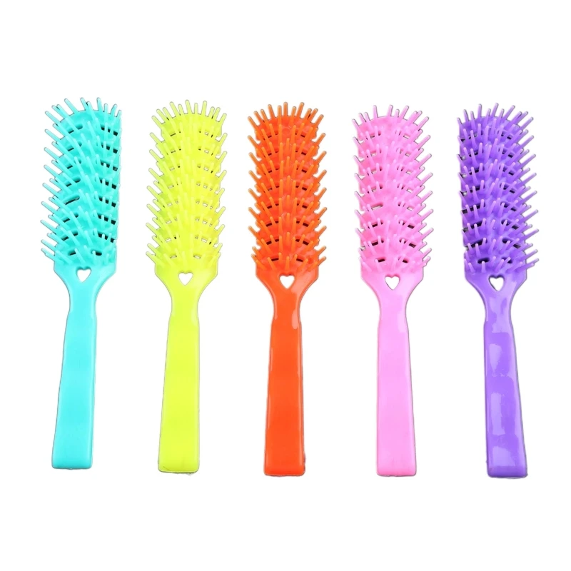 Curved Vented Styling Hair Brush,Detangling Thick Hair Massage Blow Drying Brush New Dropship