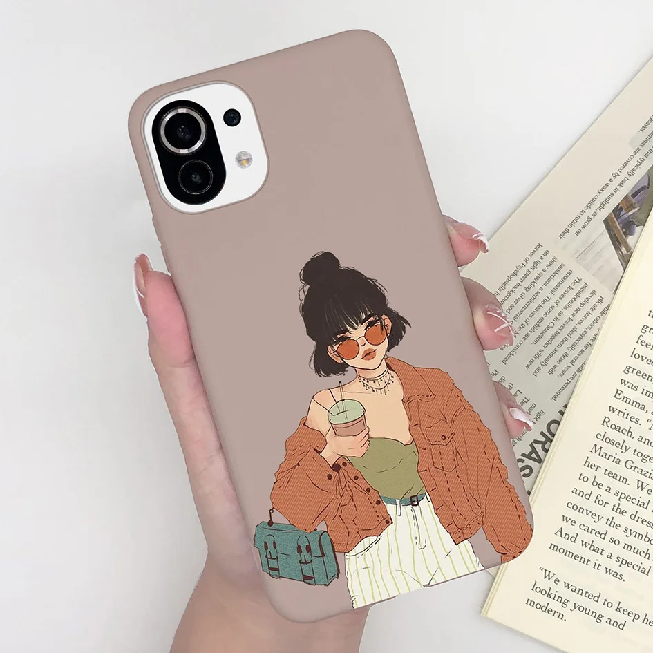 Cute Cartoon Daisy Matte Shockproof Phone Case - Elegant Protection with Casing