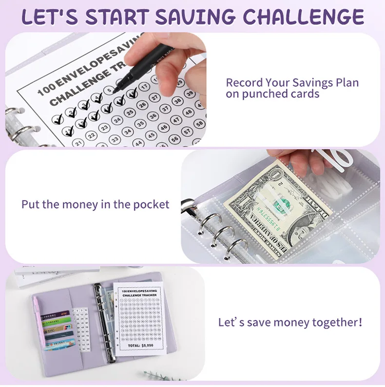 Money Saving Challenge Budget Binder, Budget Planner,