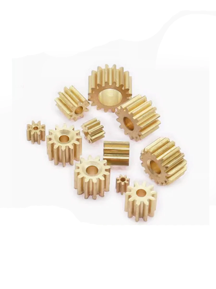 10pc 0.5M 10/11/12/13/14 Teeth 0.5mod Gear Rack Spur Gear Precision Copper Steel Cnc Pinion