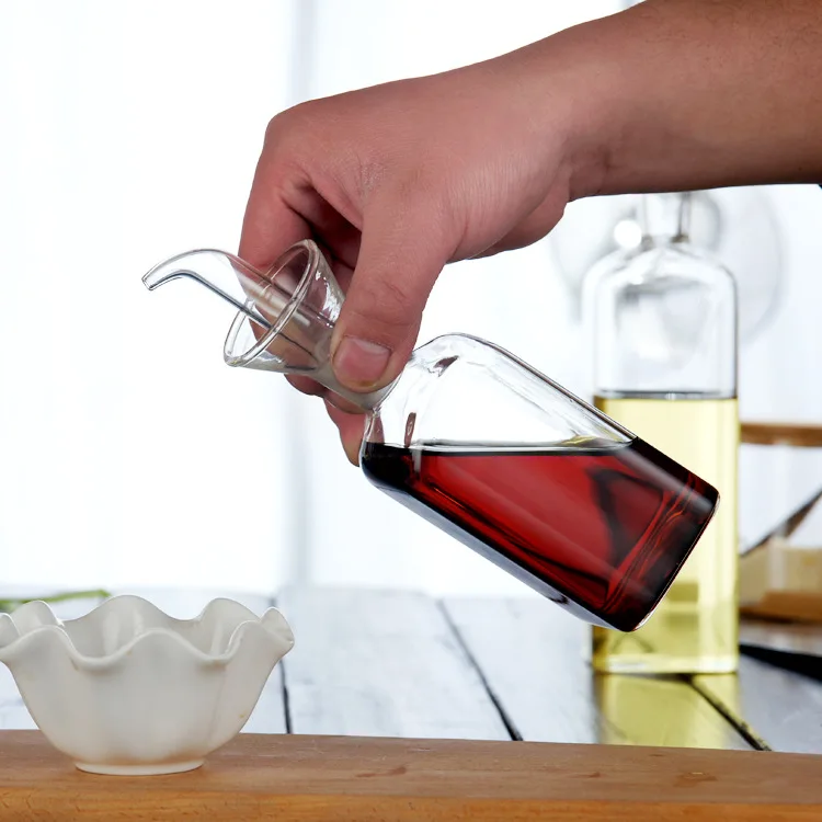

High Borosilicate Glass Oil Pot Household Leak-proof Oil & Vinegar Pots Kitchen Soy Sauce Pot Oil Tank Seasoning oil Bottle