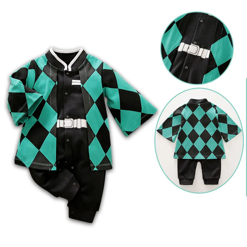Newborn Halloween Costume Baby Boy Girl Clothes Infant Kids Anime Cosplay Kyuubi Akatsuki Luffy Romper Toddler Jumpsuit 0-18M 5