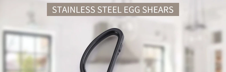 Description Picture 2 of itemDurable Multifunction Kitchen Tools Stainless Steel Blade Quail Egg Shell Scissors Cigar Cutters Rust Resistant