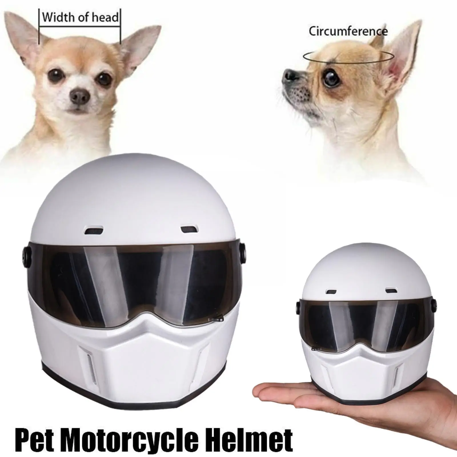 chihuahua motorcycle helmet Pet Dog Doggie Hardhat for Pets Motorcycles Bike Outdoor Protect Head Sunproof Rainproof Small Medium Large Puppy Helmets Supplies(S, Pink) : Pet Supplies this black helmet features a strap to secure it in place Chihuahua Riding Motorcycle with Momma