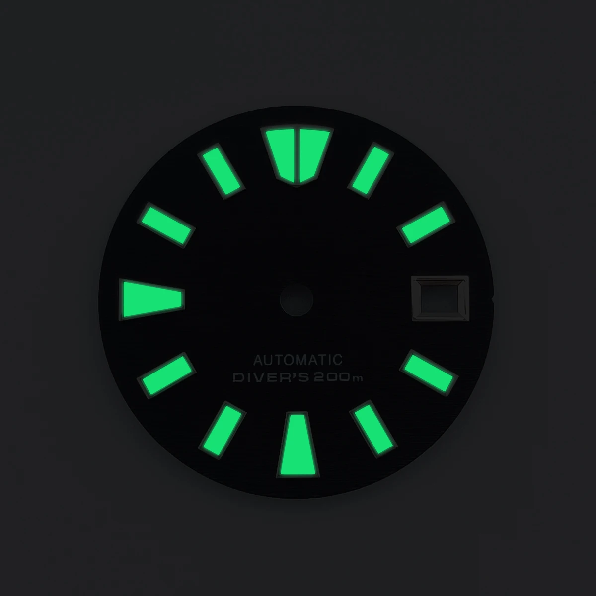Manbushijie Multi-Color Watch Dial with Green Luminous Finish