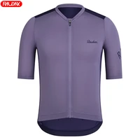 Raudax Cycling Jersey Classic Purple Cycling Racing Tops Short Sleeve Cyclist Clothes Shirt Maillot Summer Bicycle Bike Wear 1