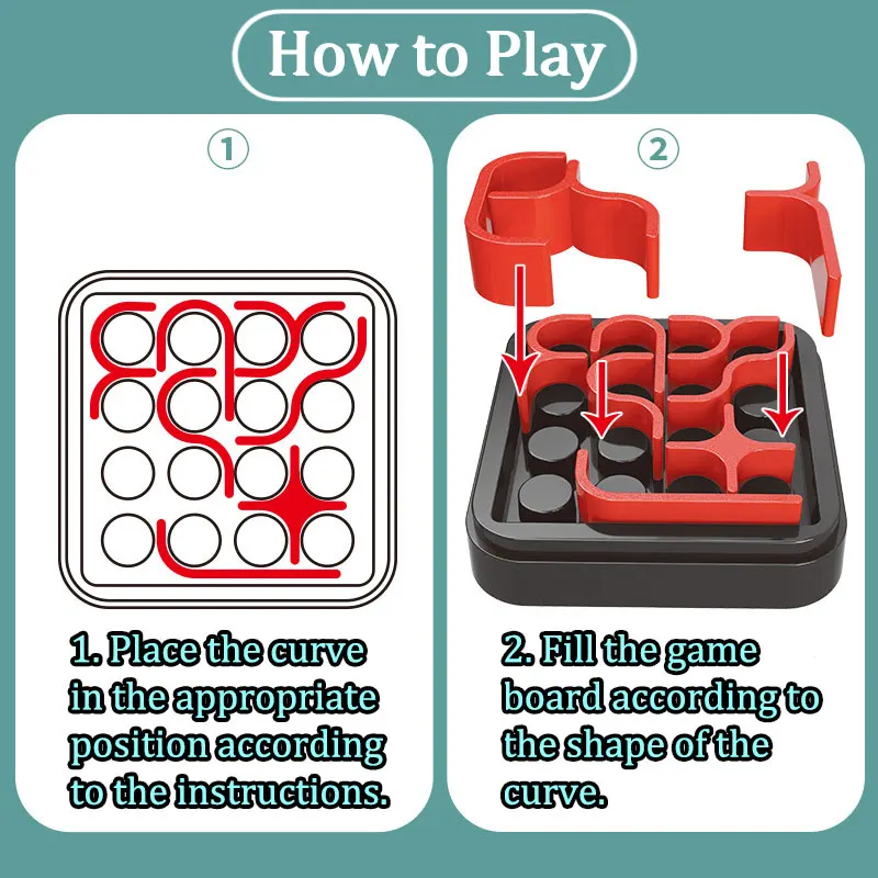 ABS Logical Thinking Training 3D Puzzle Educational Toy