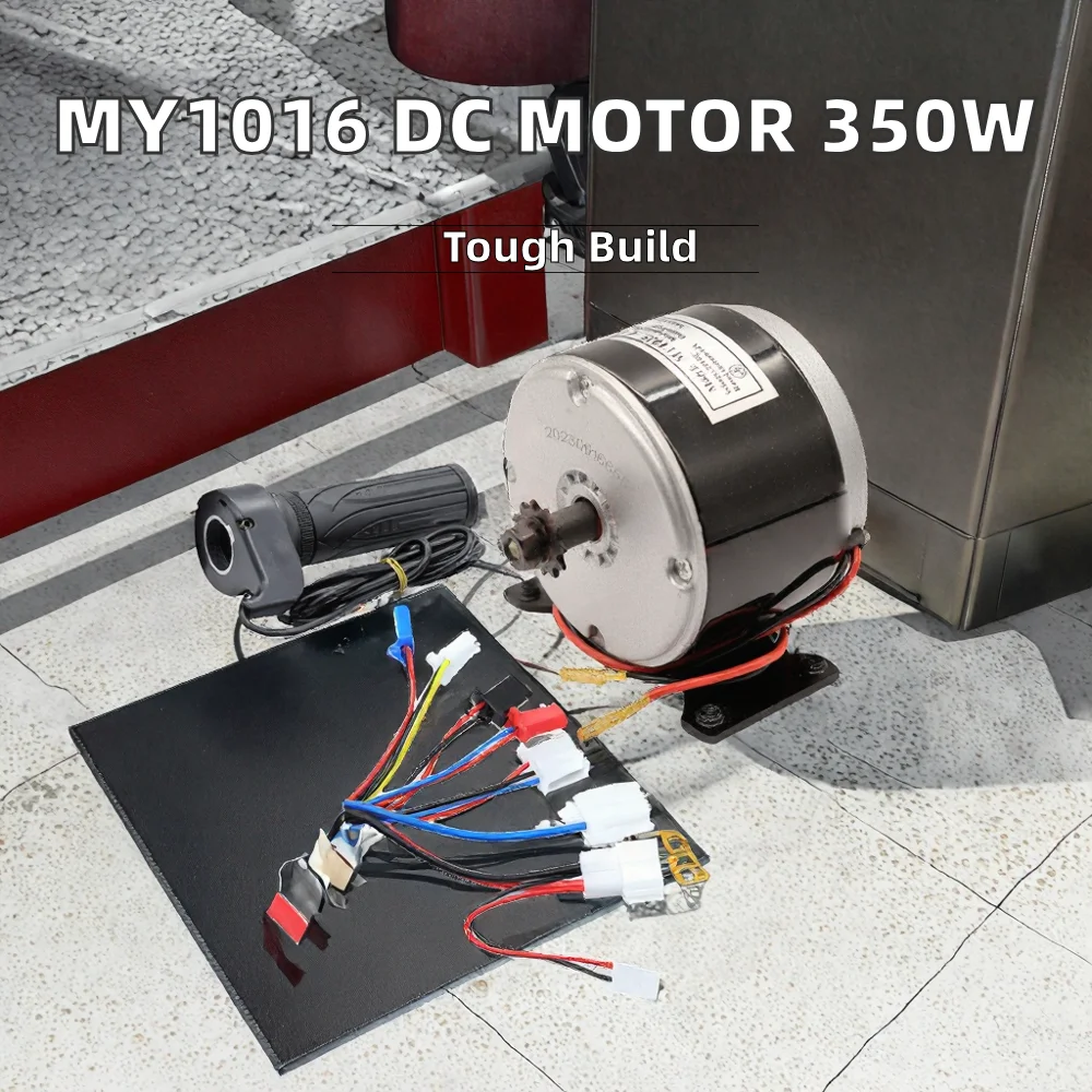 24V 250W High Efficiency MY1016 DC Brush Motor for Fan Foot With Controller and