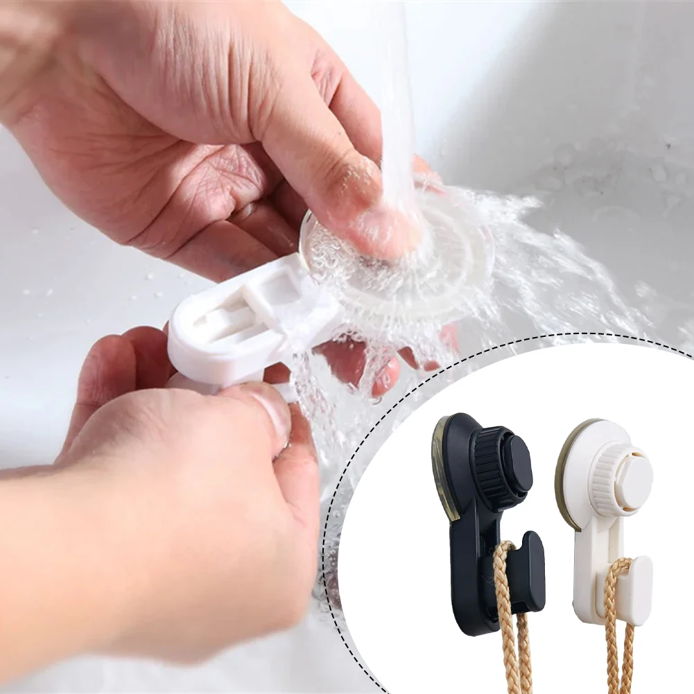 

10x3.5cm Hooks Vacuum Holder Bathroom Wall Heavy Load Strong Waterproof Reusable Kitchen Towel Clothes Bags Hats Hooks PVC+ ABS