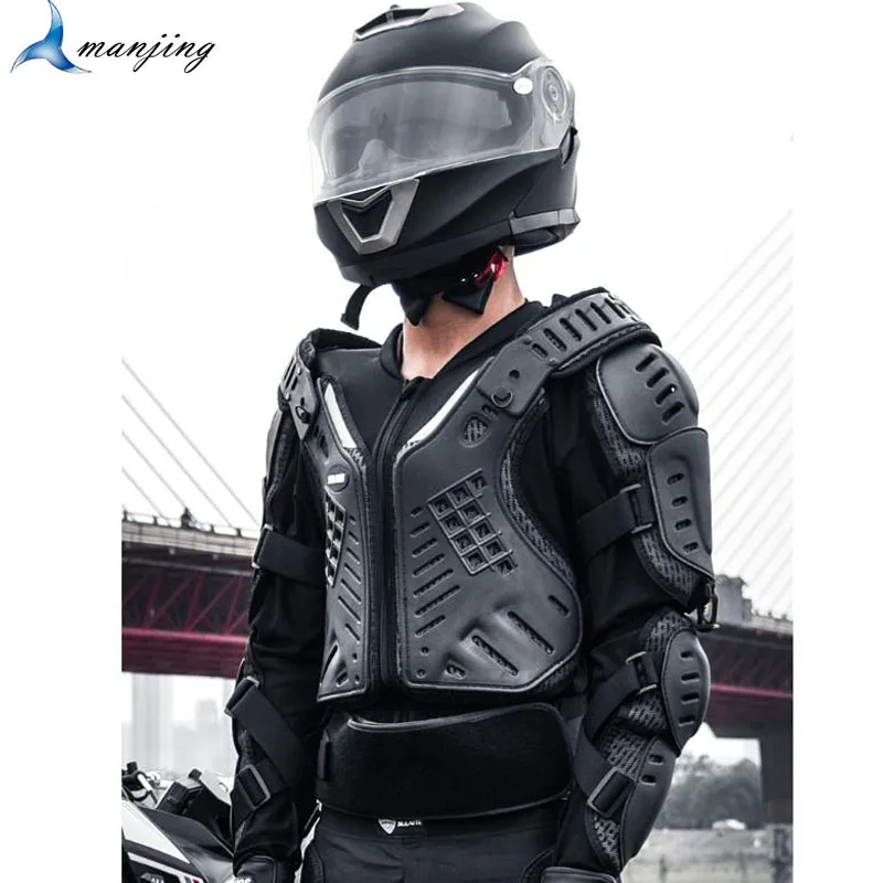 Motorcycle Armor Motocross Full Body Protection ATV Dirt Bike Men Motorbike Riding Racing Travelling Drop Resistant Armour