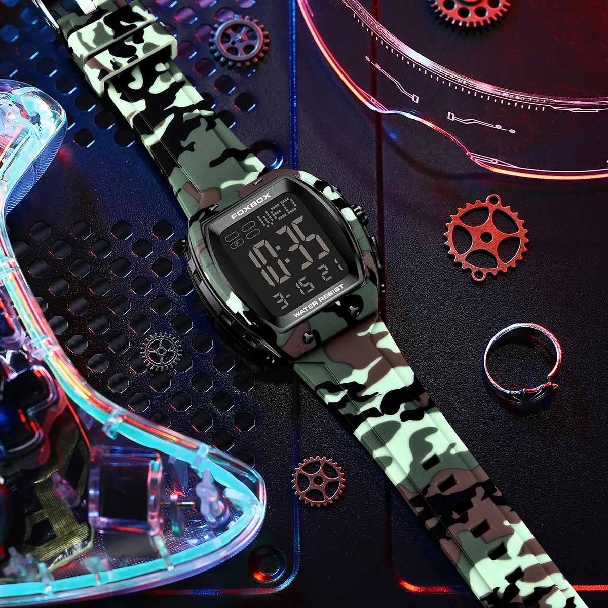 LIGE موضة جديدة للرجال ساعات العلامة التجارية الفا...