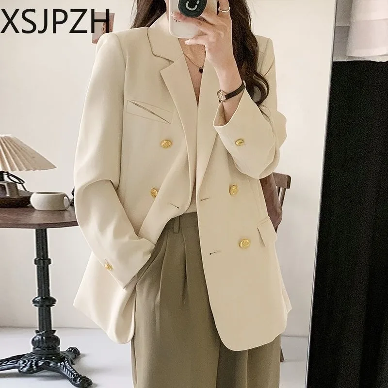 Casual Coat Spring Autumn Jacket Women Clothing Tops Temperament Office Lady Women's Blazers Fashion 2024 New in Small Suit