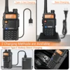 Baofeng M-5R 8W 5W Walkie Talkie Wireless Copy Frequency Type-C Long Range Tri Power Upgraded of UV-5R UV-K6 Ham Two Way Radio 5