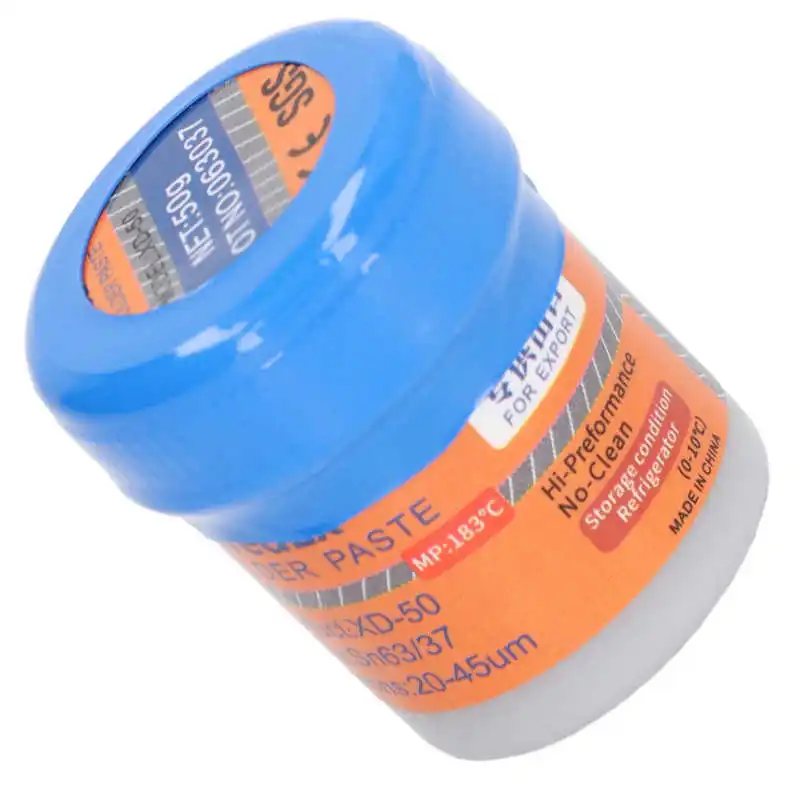 Desoldering 50g Content Soldering Paste No Clean Solder Flux Paste for SMT Patch Electronic Repair XD‑50 Desoldering Pump solder paste desoldering suction pump desoldering pump desoldering tool