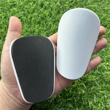 1 paio di ginocchiere da calcio per bambini e adulti mini parastinchi da allenamento per attrezzature da allenamento per calcio parastinchi per piedi parastinchi
