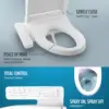 WASHLET C2 Electronic Bidet Toilet Seat with PREMIST and EWATER+ Wand Cleaning, Elongated, Cotton White 3