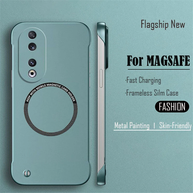 Ultra Thin Frameless Magnetic Matte Phone Case