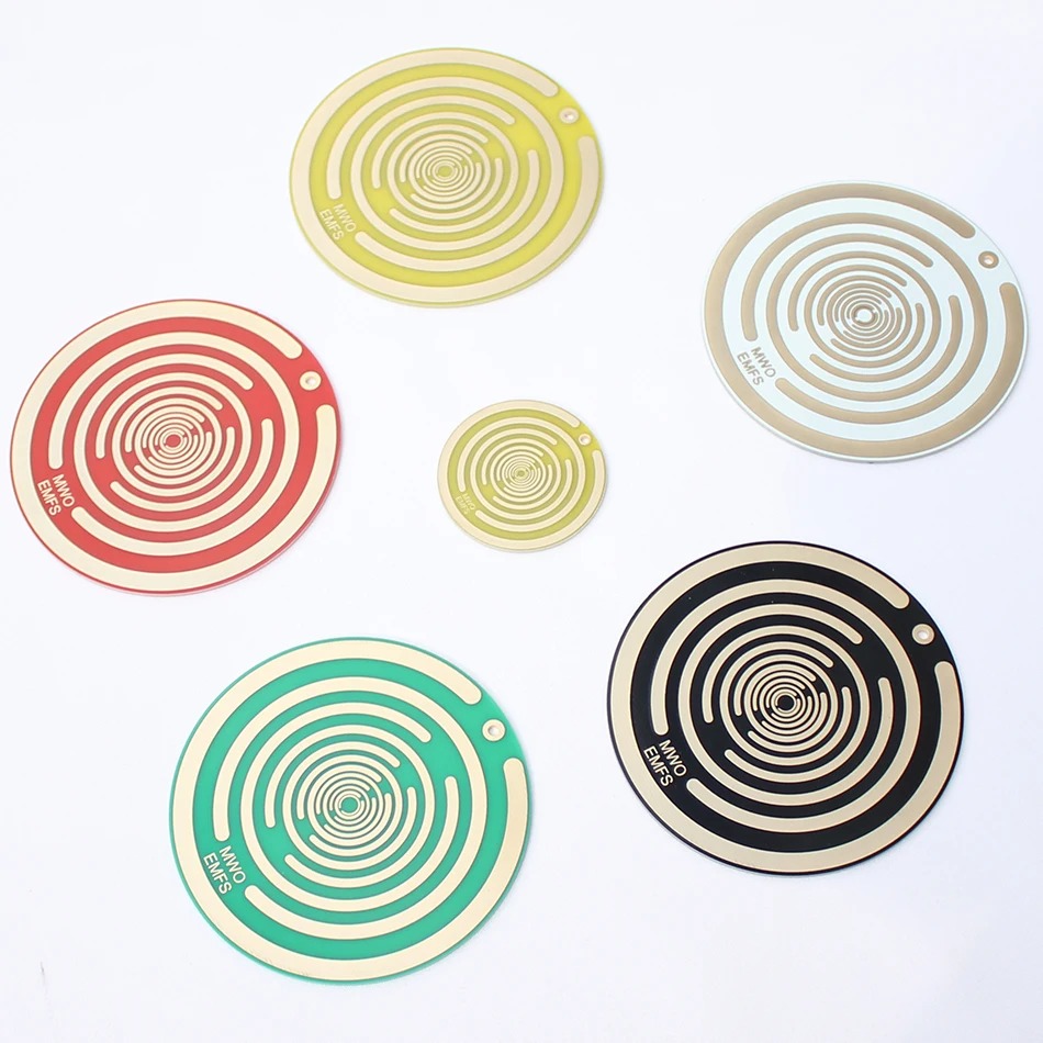Polarization Energy Disk MWO Optical Disk Multi-Wave Oscillator Antenna Ornaments Lakhovsky Golden Plated Energy Disc Pendant