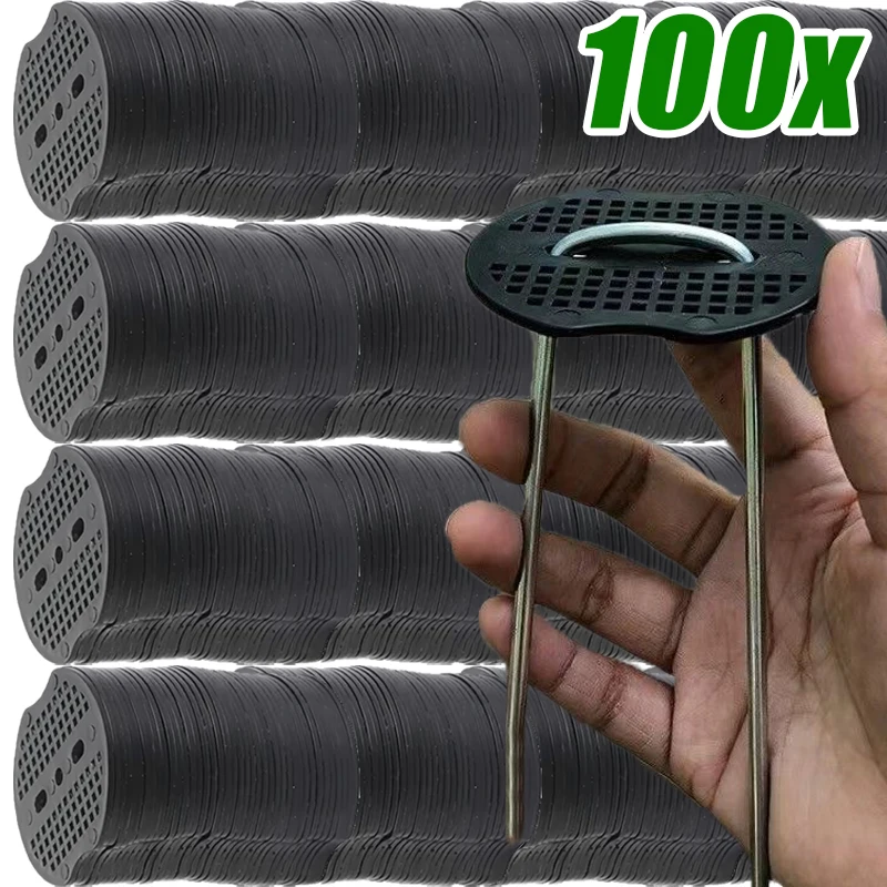 Plastic Garden Gaskets Lawn Film Pegs Buffer Washers Fixing Ground Cloth Pads Anchoring Landscaping Ground Covering Tools Plastic Garden Gaskets Lawn Film Pegs Buffer Washers Fixing Ground Cloth Pads Anchoring Landscaping Ground Covering Tools