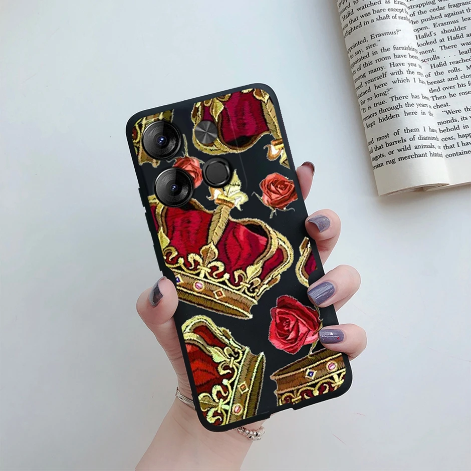 Tecno POP Silicone Daisy Shockproof Phone Cover