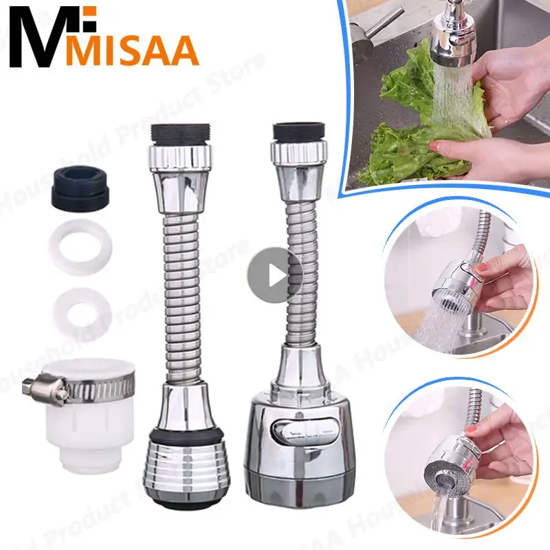 

2 Modes Faucet Aerator Anti Splash Tap Head Shower Diffuser 360 Rotatable Nozzle Adjustable Booster Faucet Kitchen Accessories