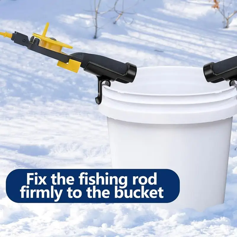 Ice Fishing Pole Holders Bucket Fishing Rod Holders 2x Ice Pole Rod Racks For Almost Any