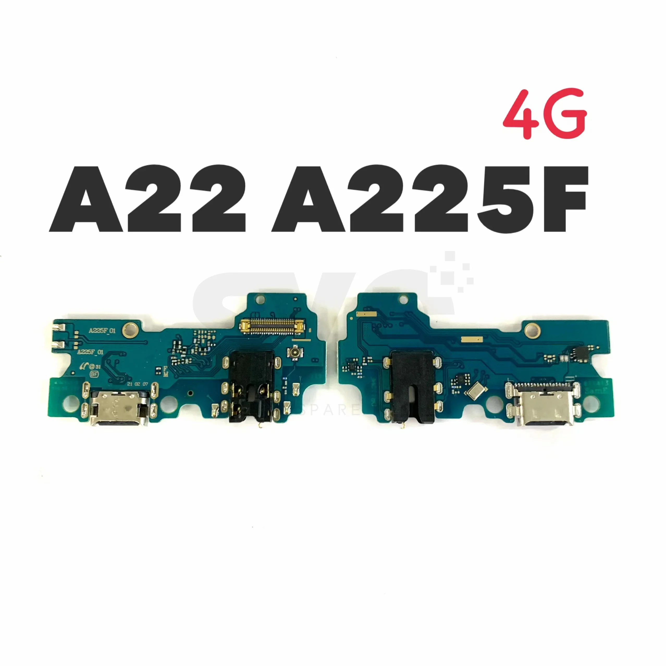 5Pcs Good quality USB Charging Port Board Flex Cable Connector Parts For Samsung A02 A02S A12 A22 A32 4G 5G Microphone Module