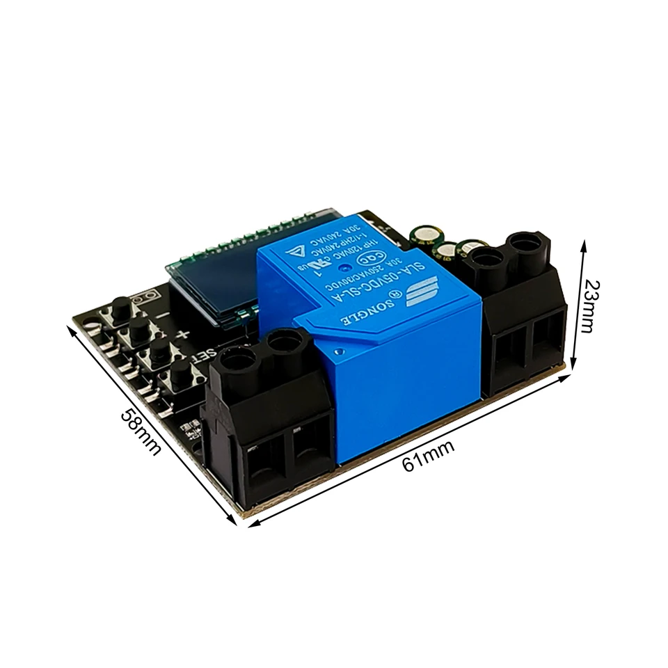 Spactz Protection Basse Tension Coupure DC 6 V-60 V Basse Tension Interrupteur De Déconnexion Protection De Décharge Pour Batterie Au Lithium Plomb-acide