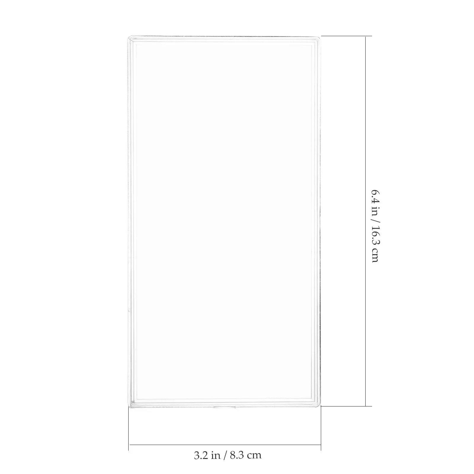10Pcs 투명 지폐 케이스 프리미엄 플라스틱 주최자 지폐 수집용 투명 머니 홀더 통화 보호