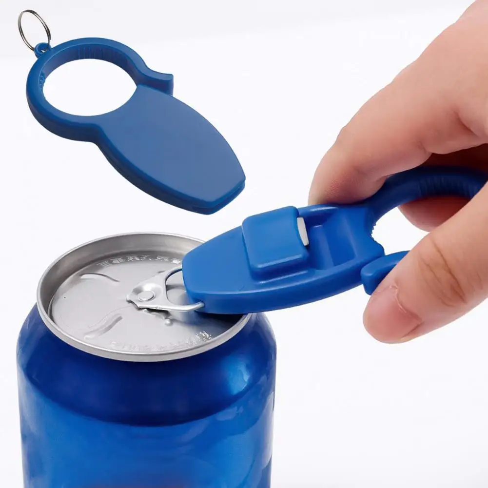 

Keychain Bottle Opener Soda Bottle Opener 3-in-1 Portable Multifunctional Pain-Free Opening Stainless Steel Keychain Opener