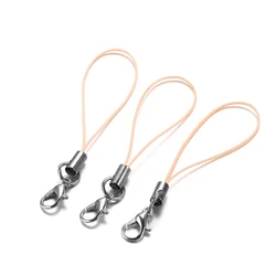 100 - Piece Multifunctional Lobster Clasp Keychain and Jewelry Accessory Set (Light orange)