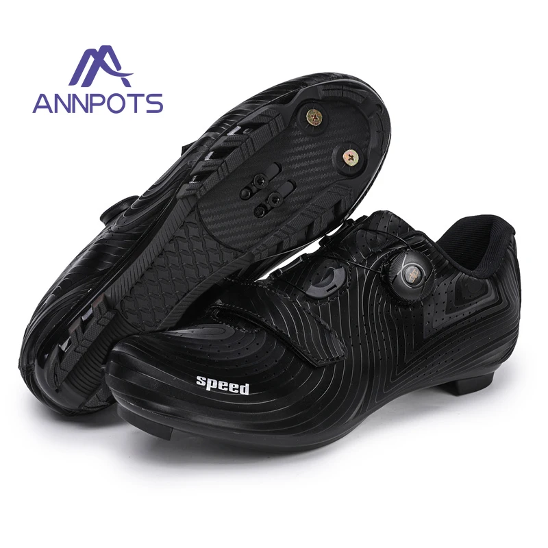 Professional Men Mtb Cycling Shoes New White Racing Self-Locking Speed Road SPD Bicycle Sneakers Women Flats Cleats Shoes