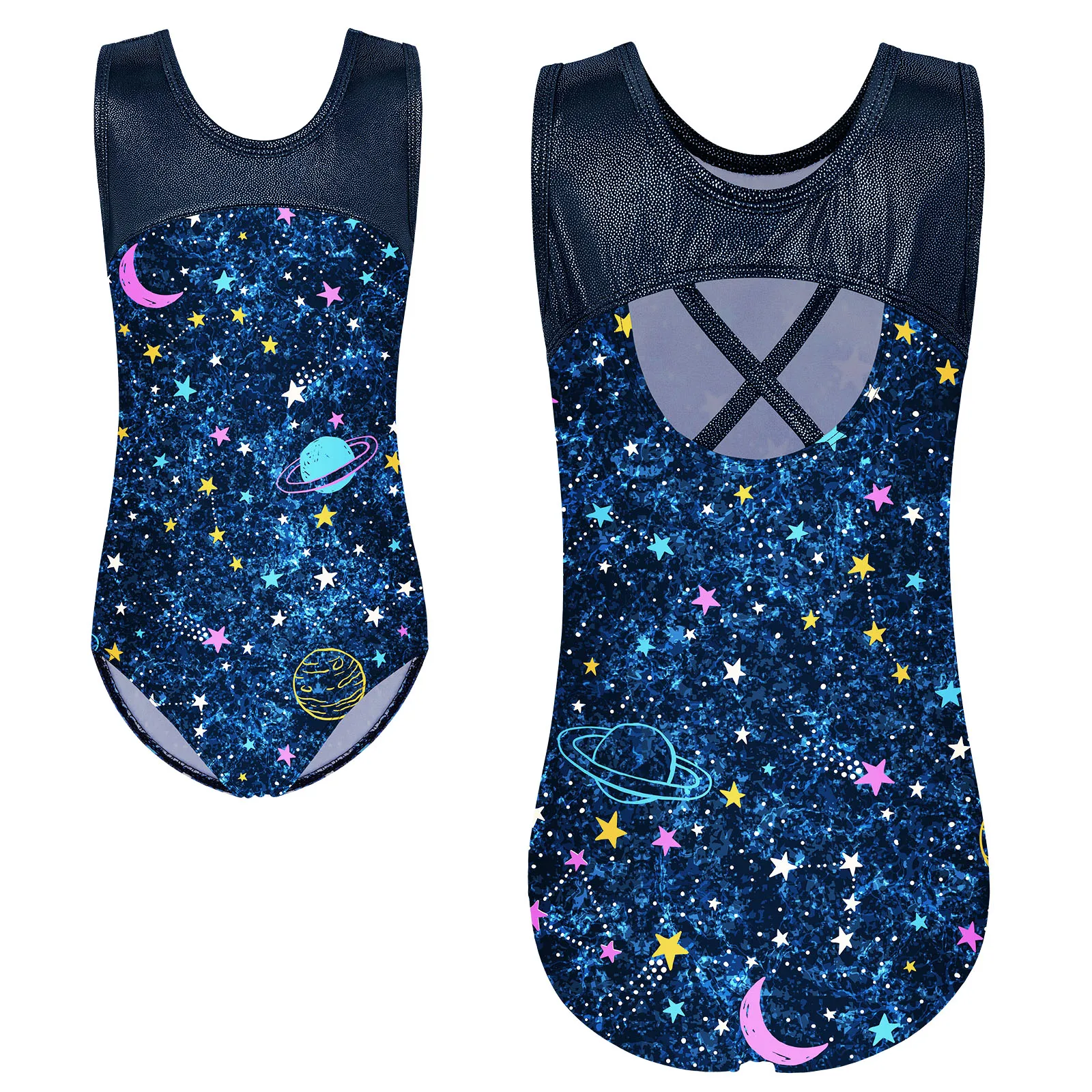Collant Ginástica Meninas BAOHULU - Conjunto Com Shorts E Manga 3/4