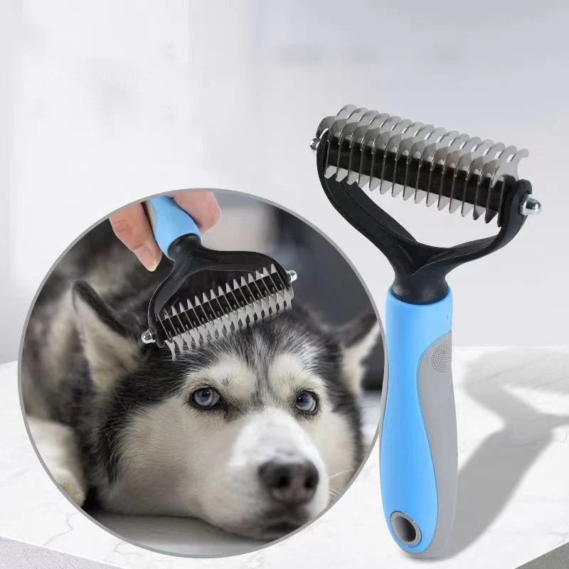 Pet Comb Pet Cat Hair Removal Brush Dog Hair Removal Tool Trimmer