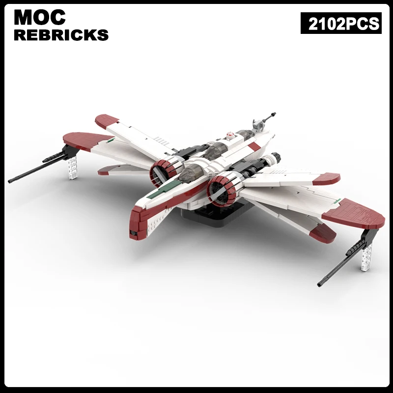 

Серия научной фантастики из фильма ARC-170 Starfighter MOC, строительные блоки, Сборная модель, кирпичные игрушки, детские рождественские подарки