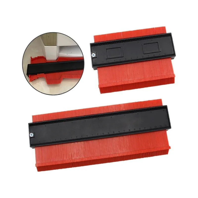 궁극의 윤곽 측정기, 다기능 플라스틱 자, 목공 측정에 적합