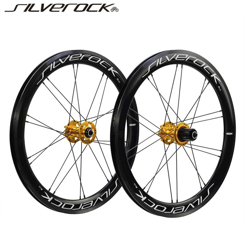 SILVEROCK SR40 合金自転車ディスクブレーキホイール、20 インチ 406