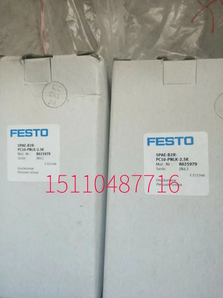 

Festo Pressure Sensor SPAE-B2R-PC10-PNLK-2.5K 8025979 Stock