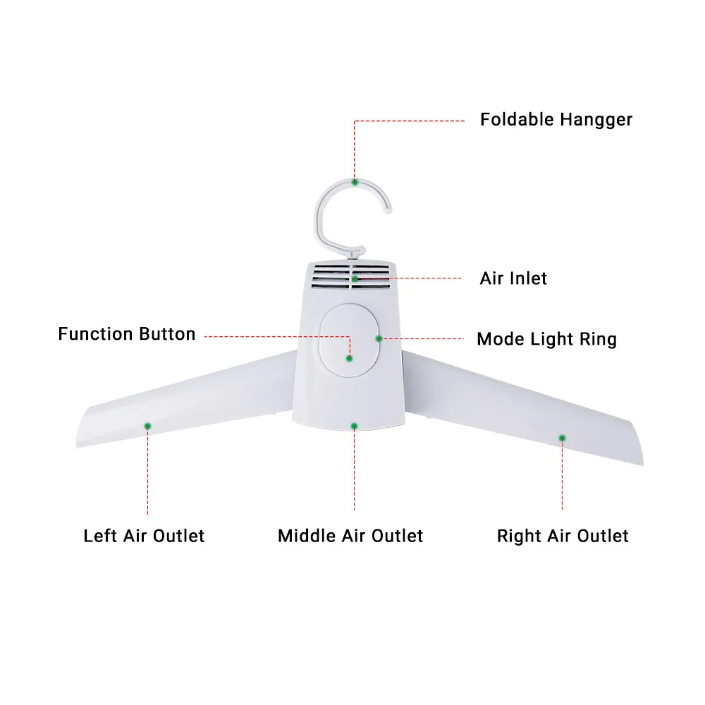 Customizable Electric Heated and Ironing Clothes Hanger 3
