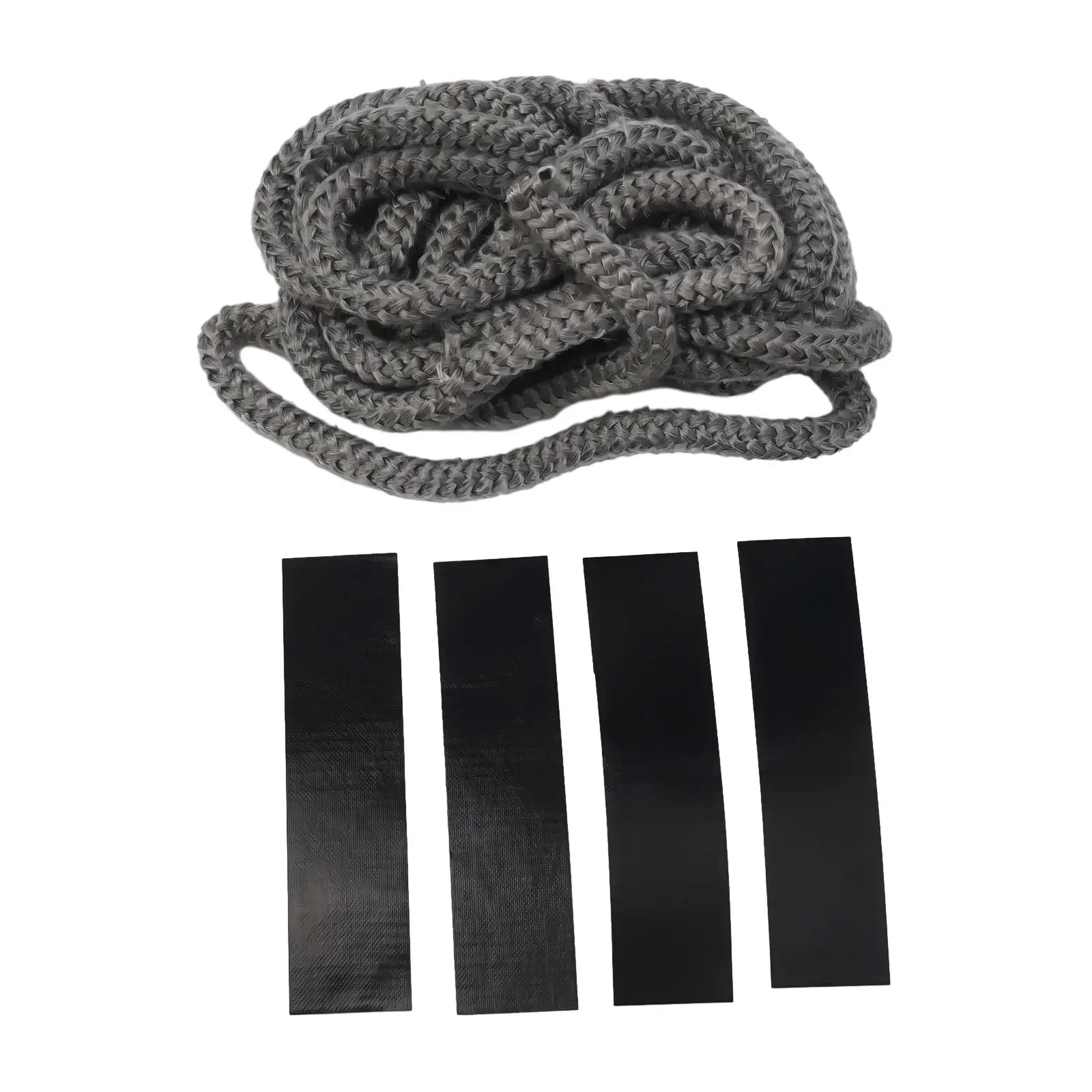 Cuerda De Sellado Para Chimenea, 2,5m X 8mm Junta Fibra De Vidrio Para Chimenea Con