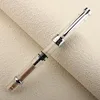 High Quality 3008 Transparent Fountain Pen Plastic EF Nib Piston Filler Ink Pens for Writing School Office Supplies Stationery 1