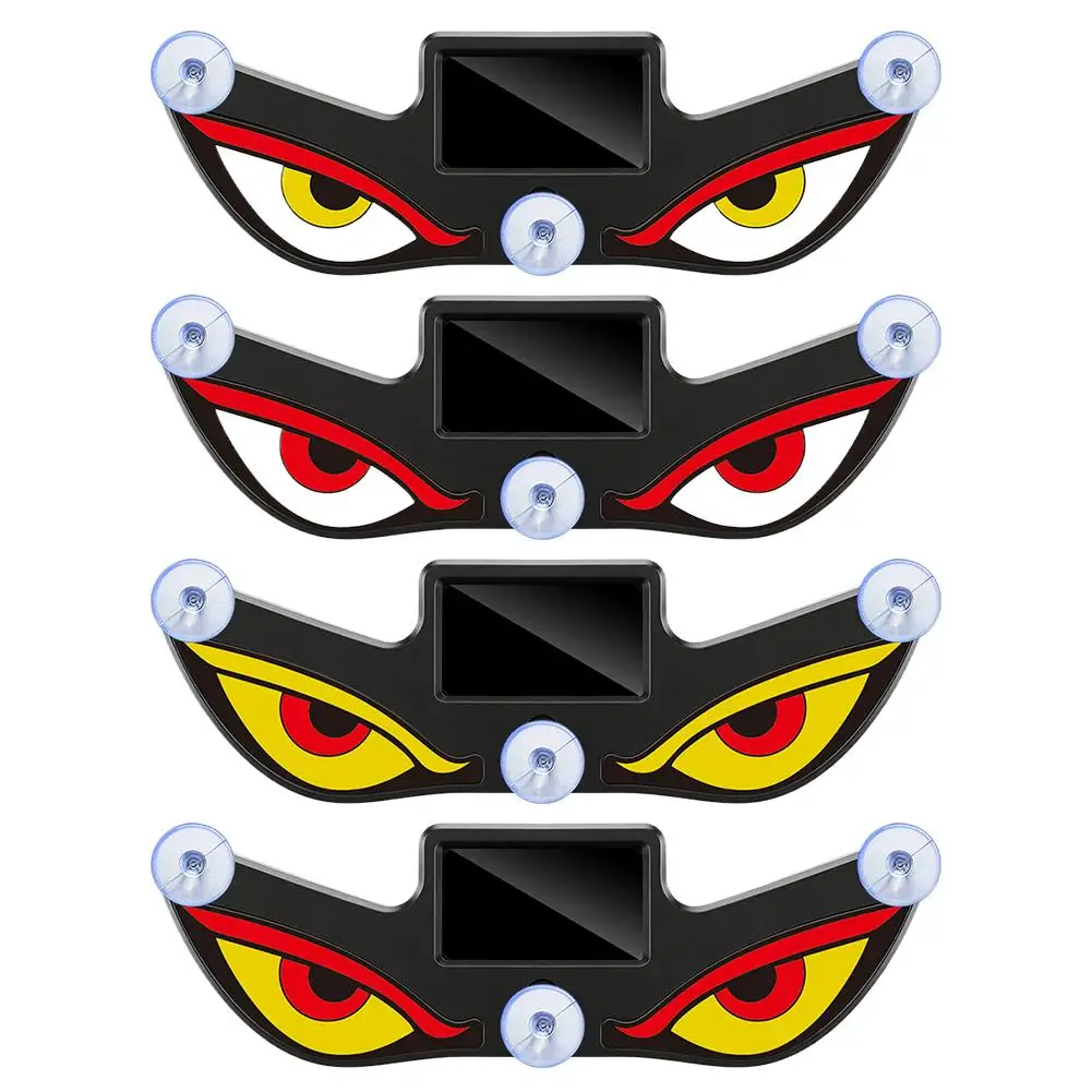 Luce di Avvertimento Solare LED DEMON EYE, Luce al Neon Respirante, Decorazione Auto, Luci Atmosfera per Lunotto Posteriore, Accessori Auto