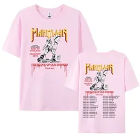 Manowar Hip Hop Band Print Tshirts The Blood Our Enemies Tour 2025 Tees Short Sleeve Cotton T-shirt Women Clothes Graphic Shirt 2