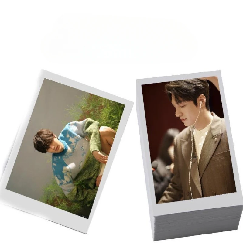Lee Minho Magazine Cover HD Poster Lomo Cards Li Minhao Lifestyle Photo Pictures Pai Li De Meal Bus Card Decor Sticker 100PC