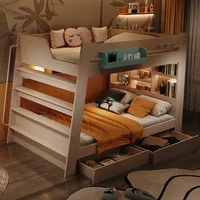 سرير بطابقين حديث للأطفال الشمال ، إطار غرفة المعيشة ، أثاث غرفة نوم الأطفال ، سرير الأطفال 2