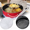 Stainless Steel Skimmer Solid Strainer Ladle Stainless Steel Kitchen Utensil Tool French Fries Fish Frying Kitchen Utensil 3