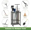 Garden Tool Organizer, Yard Tool Tower Rack for Garage Organization and Storage, Up to 35 Long-Handled Tools/Rakes/Brooms, Heavy 6