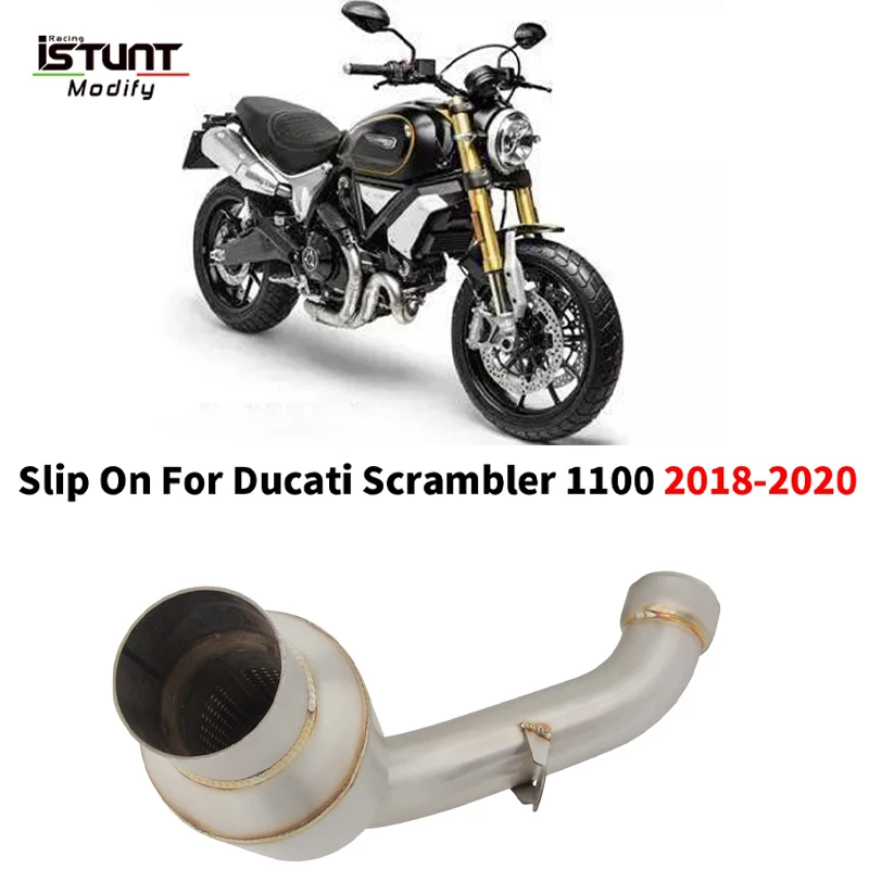 

Выхлопная труба из нержавеющей стали для Ducati Scrambler 1100 2018 - 2020